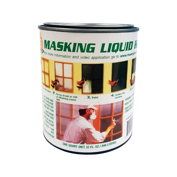 Associated Paint Maskng Lqud H2O Clr 1Qt 80-400-4